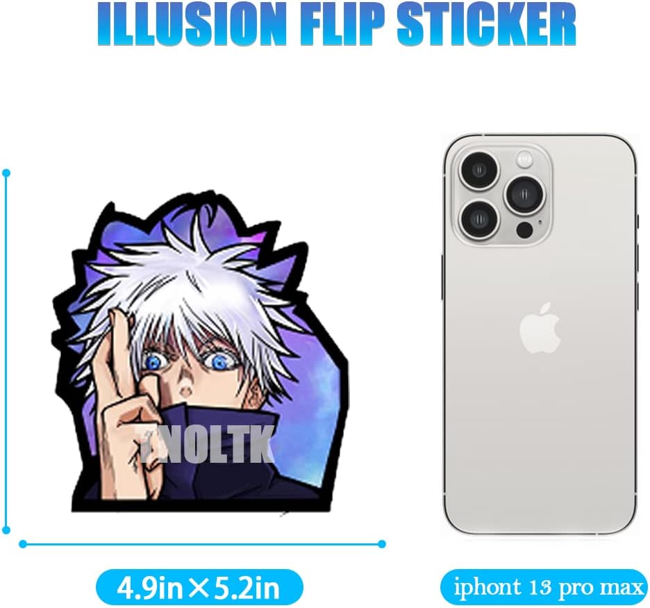 Calcomanías de animé para automóvil, impermeables, calcomanías de parachoques de anime para automóvil, laptop, ventana, iPad, patineta, niños