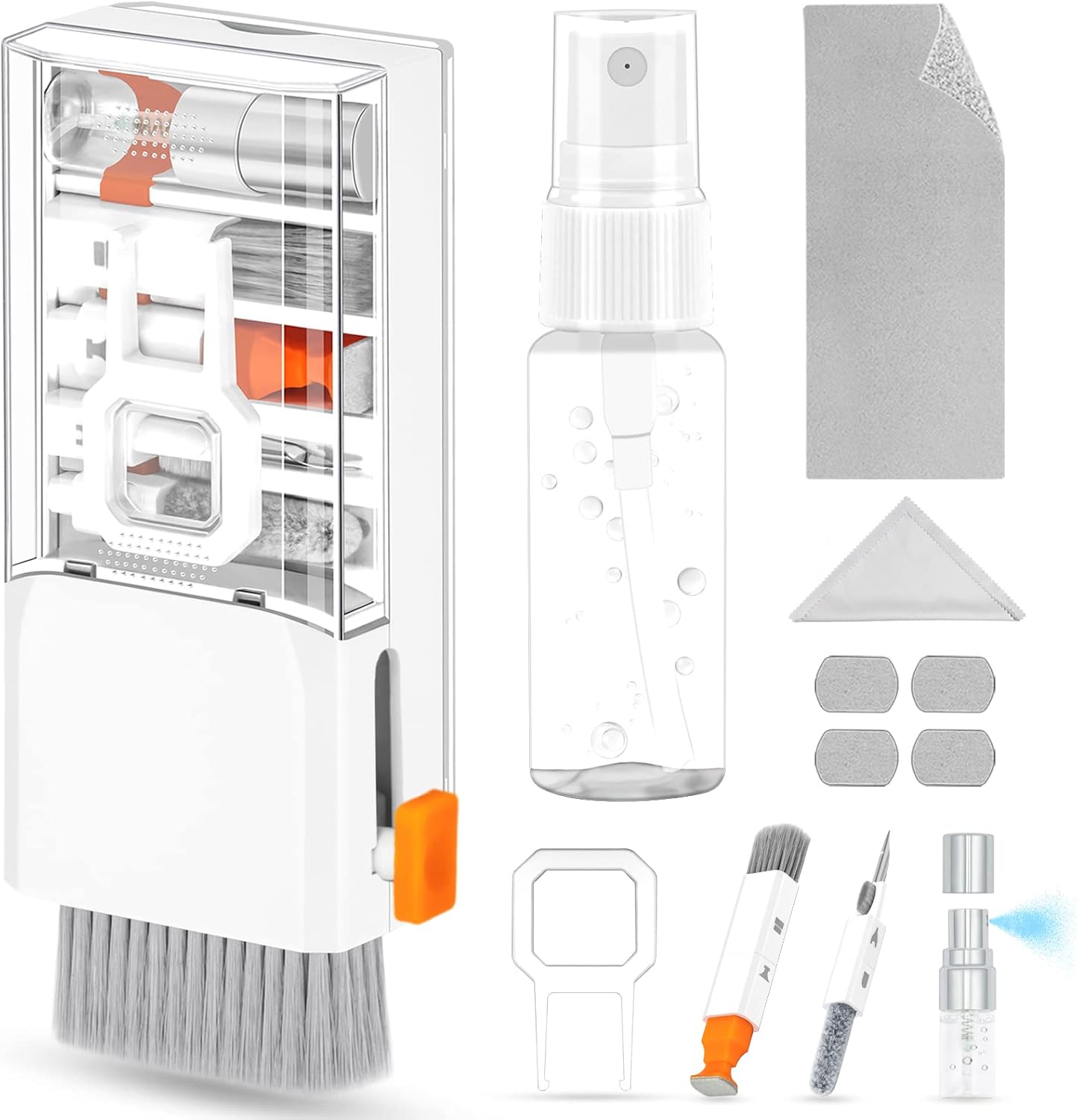 Kit de limpiador de pantalla para teclado de computadora portátil, 10 en 1, cepillo de limpieza de lente de cámara electrónica para Airpod Pro,