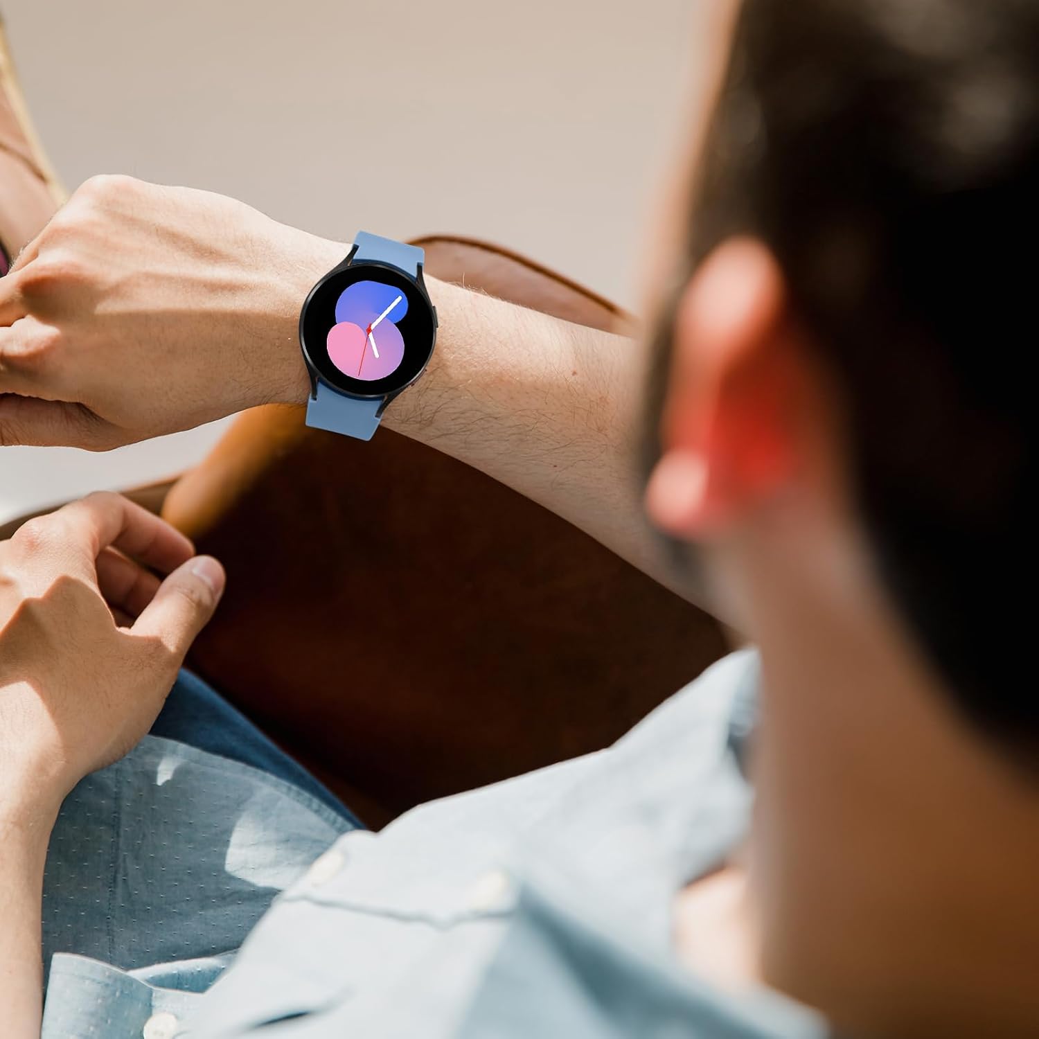 AK Correa de repuesto ajustable para Samsung Galaxy Watch 5 de 1.575 pulgadas, 1.732 pulgadas, Galaxy Watch 5 Pro de 1.772 pulgadas, 0.787 pulgadas,
