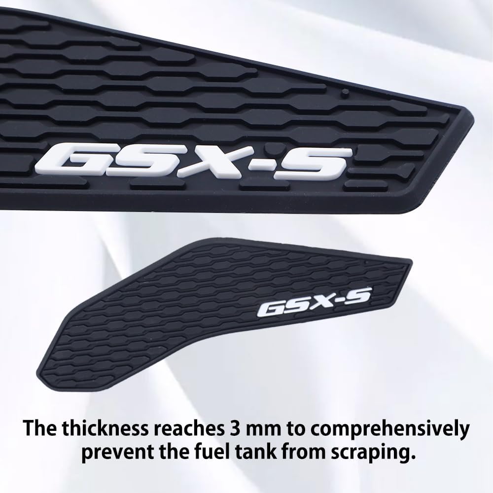 Para GSX-S750 GSXS750 Z GSX-S 750 GSX S750 Z Protector de almohadilla de tanque de motocicleta Etiqueta de Gas Rodilla Grip Tanque Tracción Pad