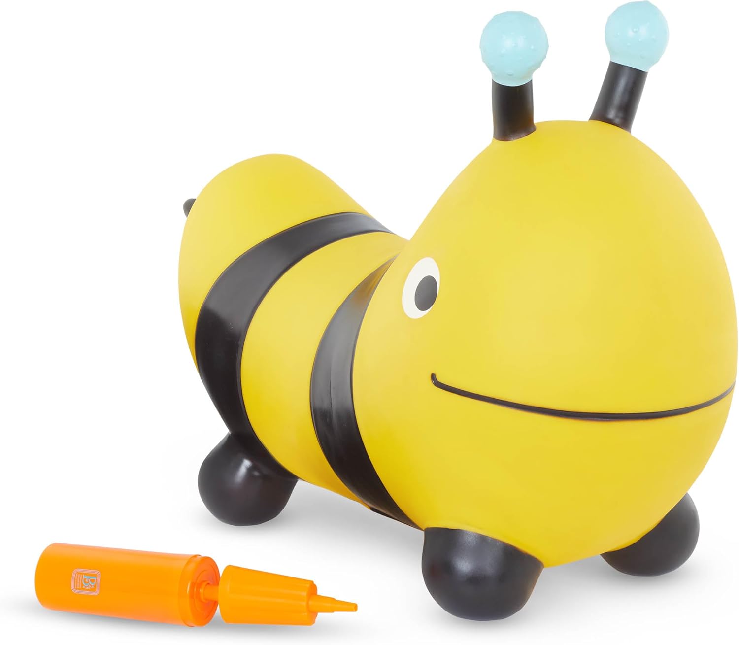 B. Play – Bouncer de abeja para montar – Juguete animoso – Tolva inflable para niños pequeños – Saltar y rebotar – Bomba de aire incluida – Boing