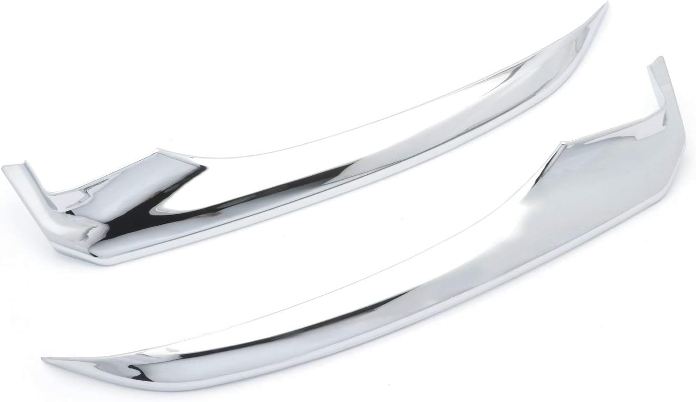 Xotic Tech – Alerón de parachoques delantero, divisor de labio, cromado, compatible con Toyota Camry SE XSE 2018-2020