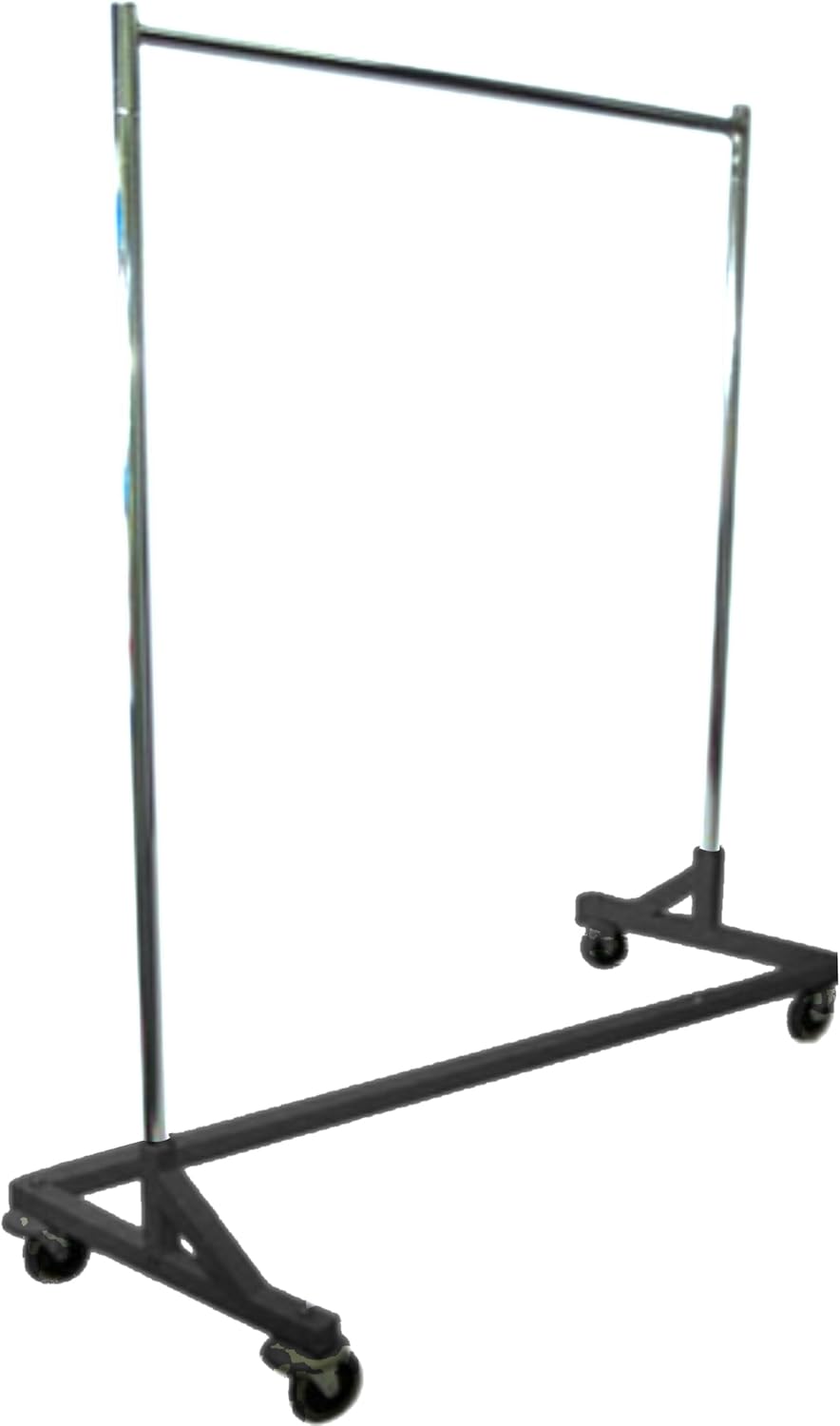 Only Hangers GR600 Estante Z de alta resistencia de 400 libras de capacidad, 63 pulgadas de longitud con verticales cromados de altura ajustable y