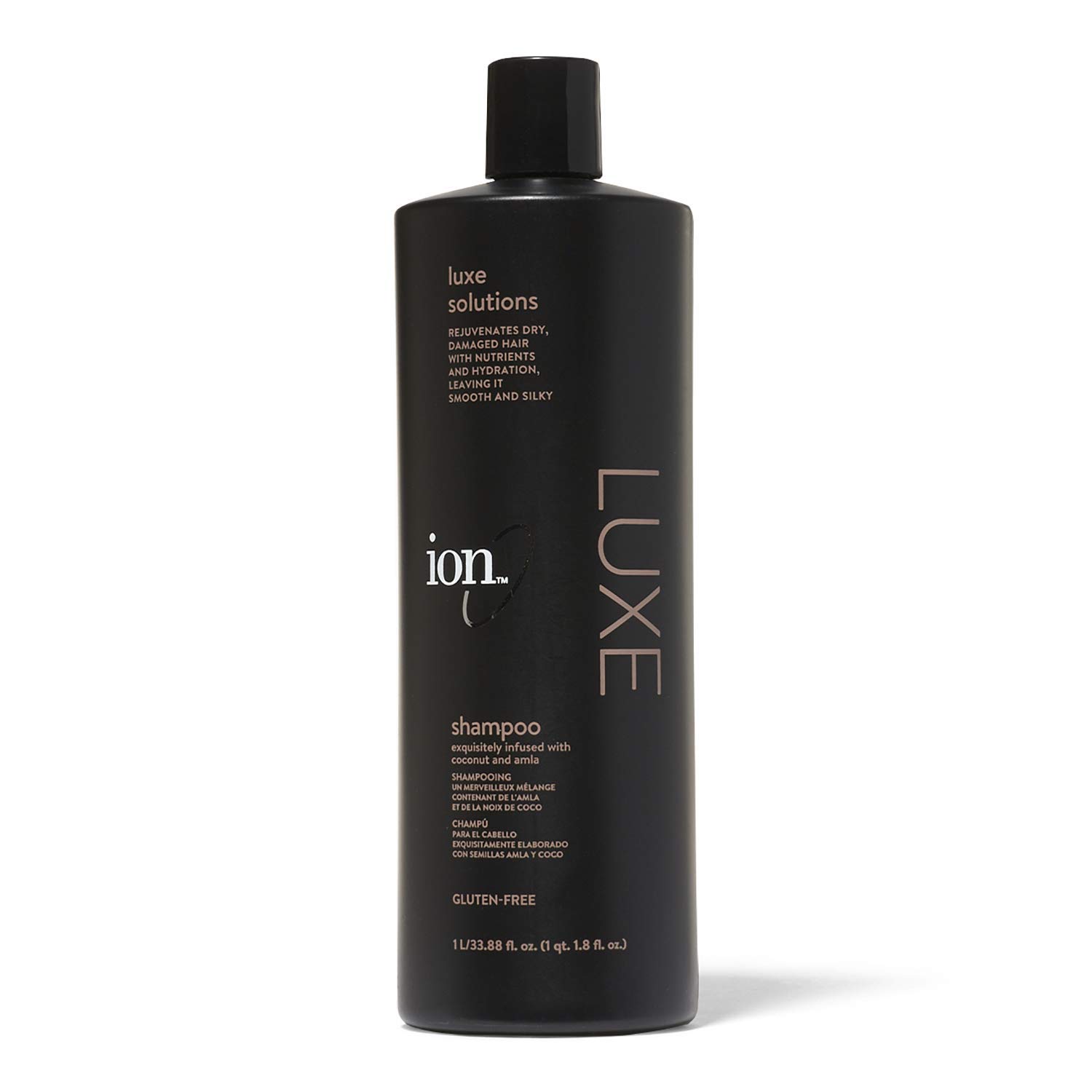 ion Champú de lujo, hidratante, mezcla de aceite premium, fortalecimiento, seco y dañado