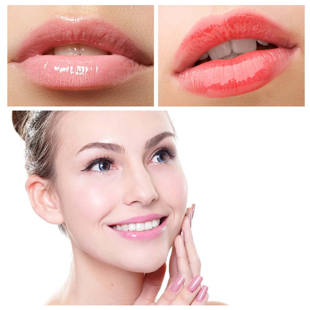 Juego de 3 aceites hidratantes para labios, aceite hidratante para labios, brillo labial, transparente, sin pegajoso, bálsamo labial, cuidado de