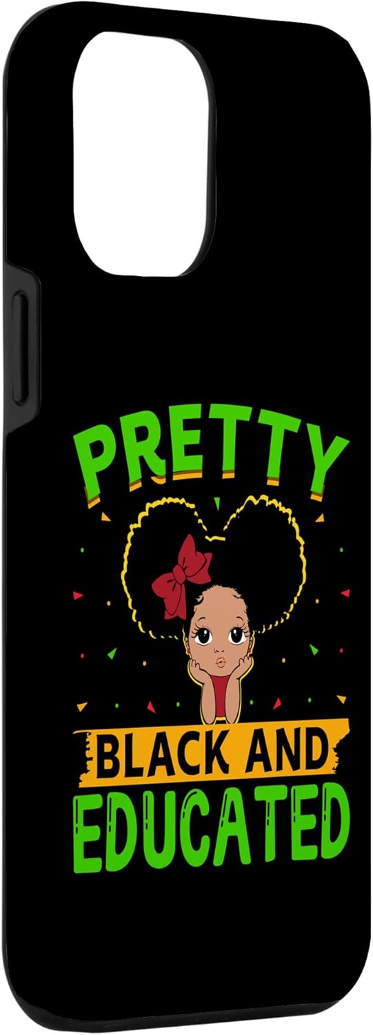 Funda para iPhone 14 Plus Pretty Black And Educated African Pride Black History Month