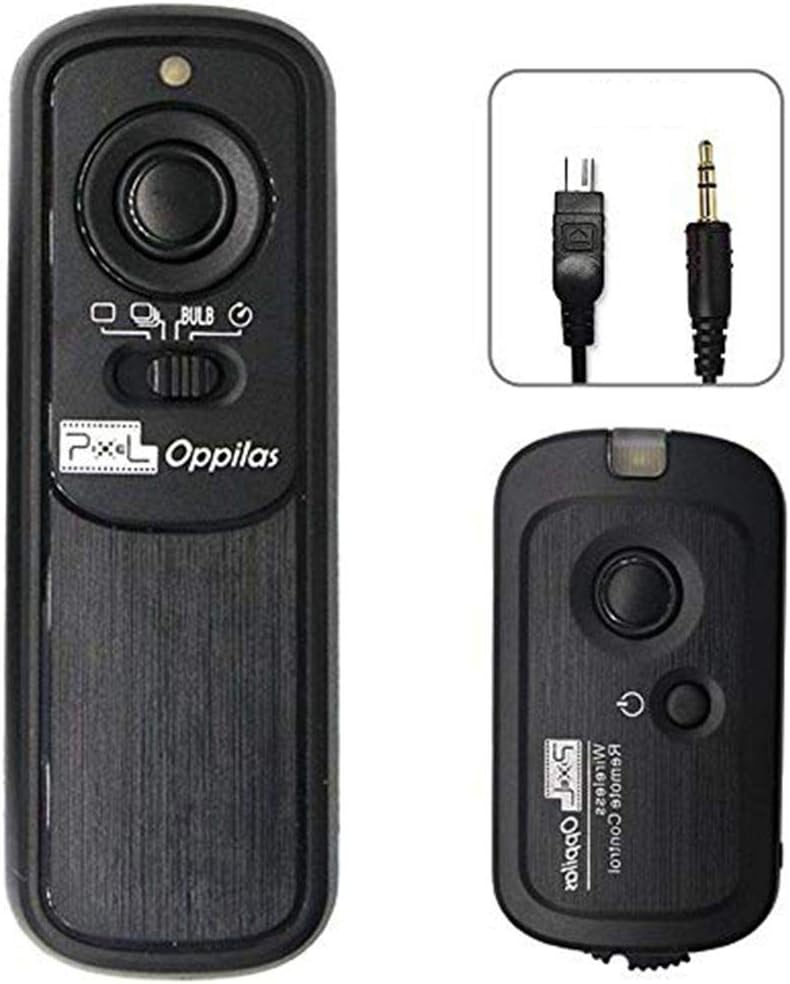 Pixel RW-221 DC2 Temporizador inalámbrico con cable Intervalómetro de control remoto para Nikon DSLR Z7 Z7II Z6 Z6II Z5 D5600 D3300 D5000 D5100