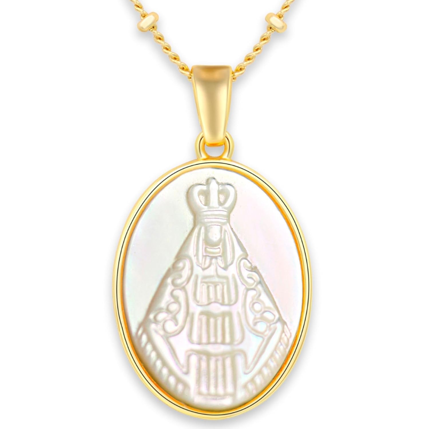 Virgin Mary Necklace – Christian Jewelry For Women – Miraculous Medals Catholic – Catholic Jewelry – Virgin Mary Pendant – Christian Gifts for Women