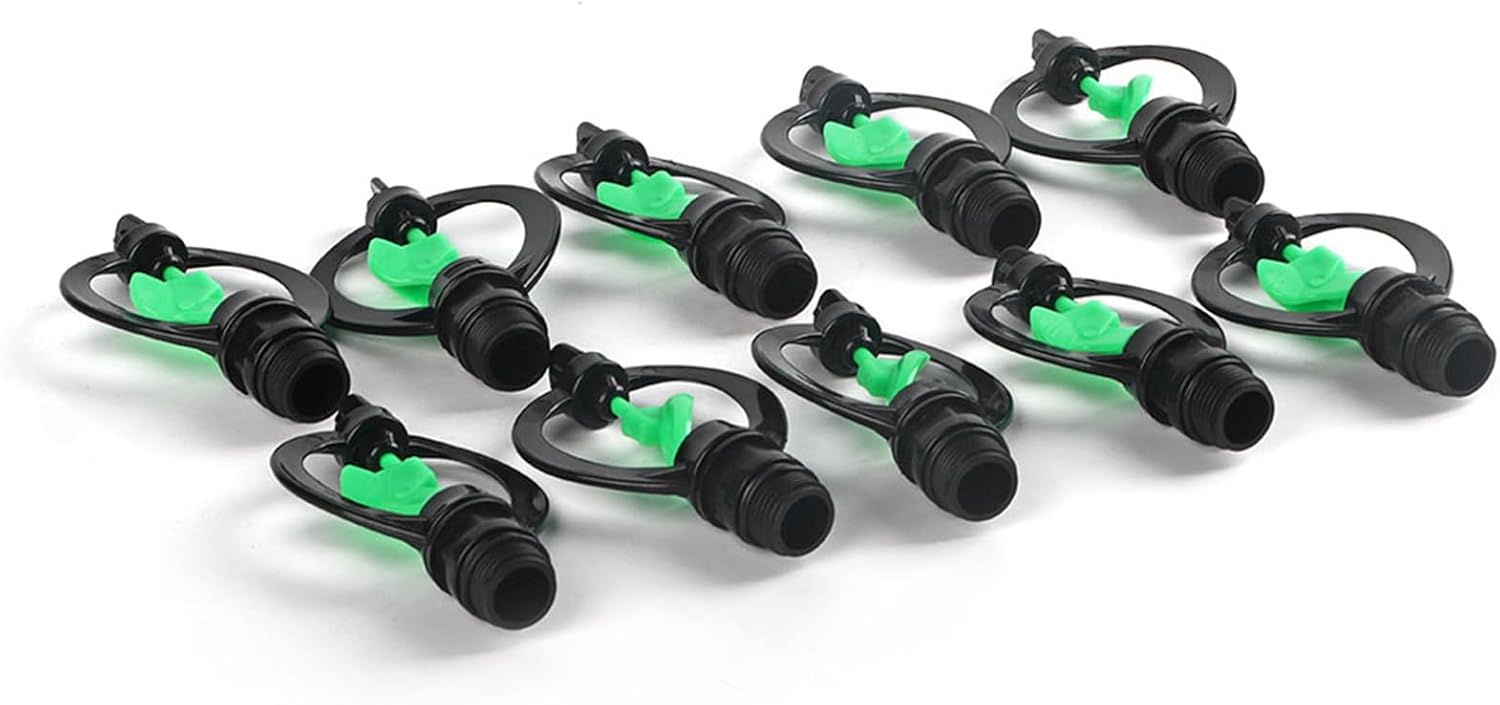 Fydun 10Pcs Plastic G12in Sp Sprinkler Rain Shaped Nozzle Agricultural Irrigation 10Pcs Plastic G12in Sp for Family