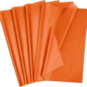 AORZIT – 80 hojas de papel de seda naranja para envolver a granel, papel de seda AORZIT de 14 x 20 pulgadas para envolver bolsas de regalo, AORZIT – 80 hojas de papel de seda naranja para envolver a granel, papel de seda AORZIT de 14 x 20 pulgadas para envolver bolsas de regalo,