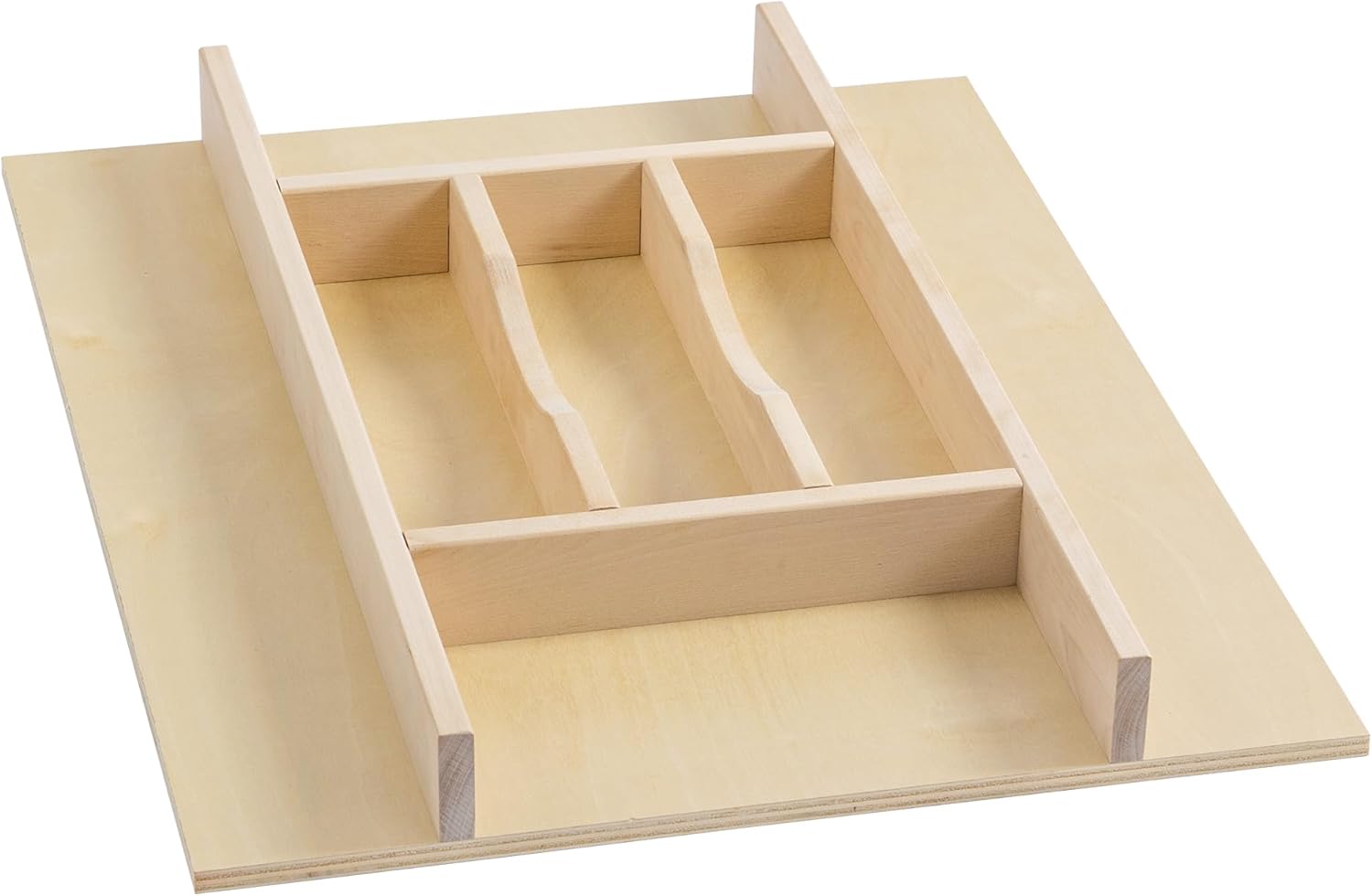 Organizador de cajones de cocina, organizador de utensilios para cajones de cocina, organizador de utensilios de cajón de madera, organizador de