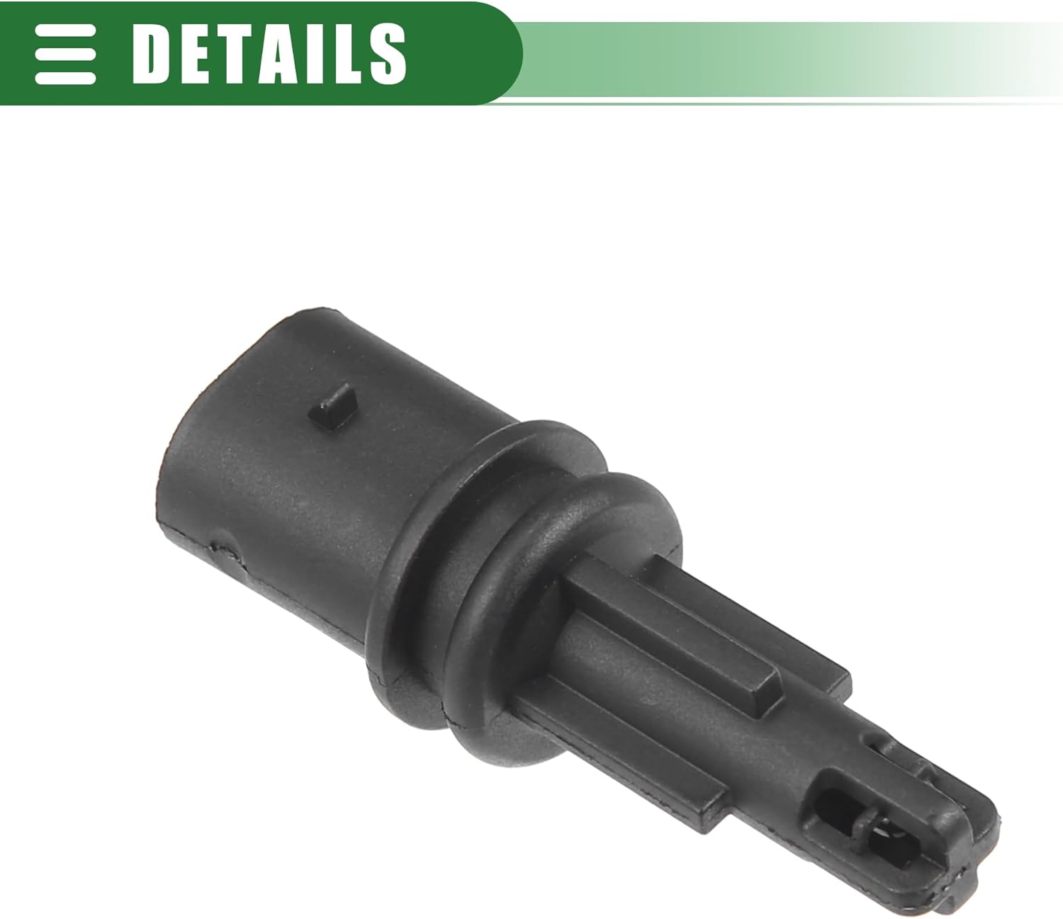 Motoforti Sensor de temperatura de admisión de aire, sensor de temperatura de carga de aire, para Chevrolet Cruze 2009-2016, plástico,