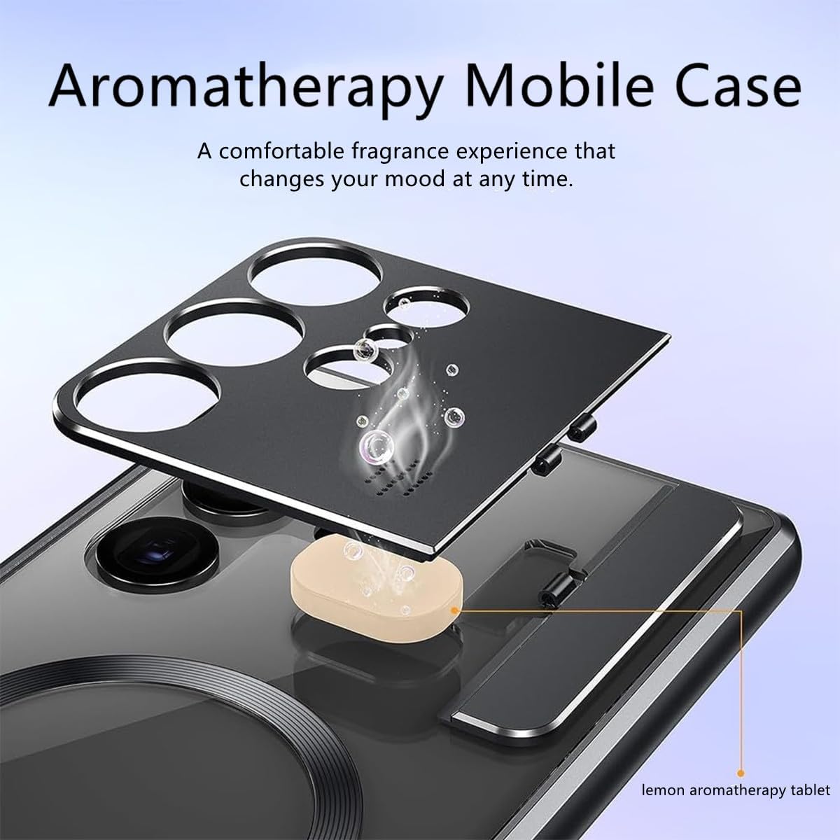 Funda para teléfono Samsung S21S22S23 con soporte plegable de succión ultra magnética, carcasa magnética de metal para ventana grande, carcasa