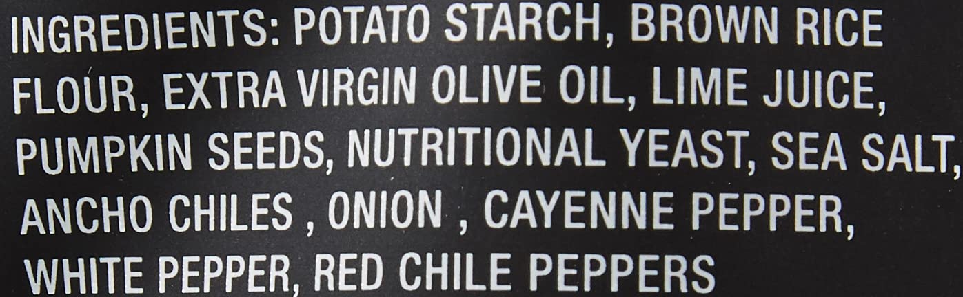 Every Body Eat Snack Delgados, Fiery Chile sabor a lima, vegano, sin gluten y sin lácteos (paquete de 6)