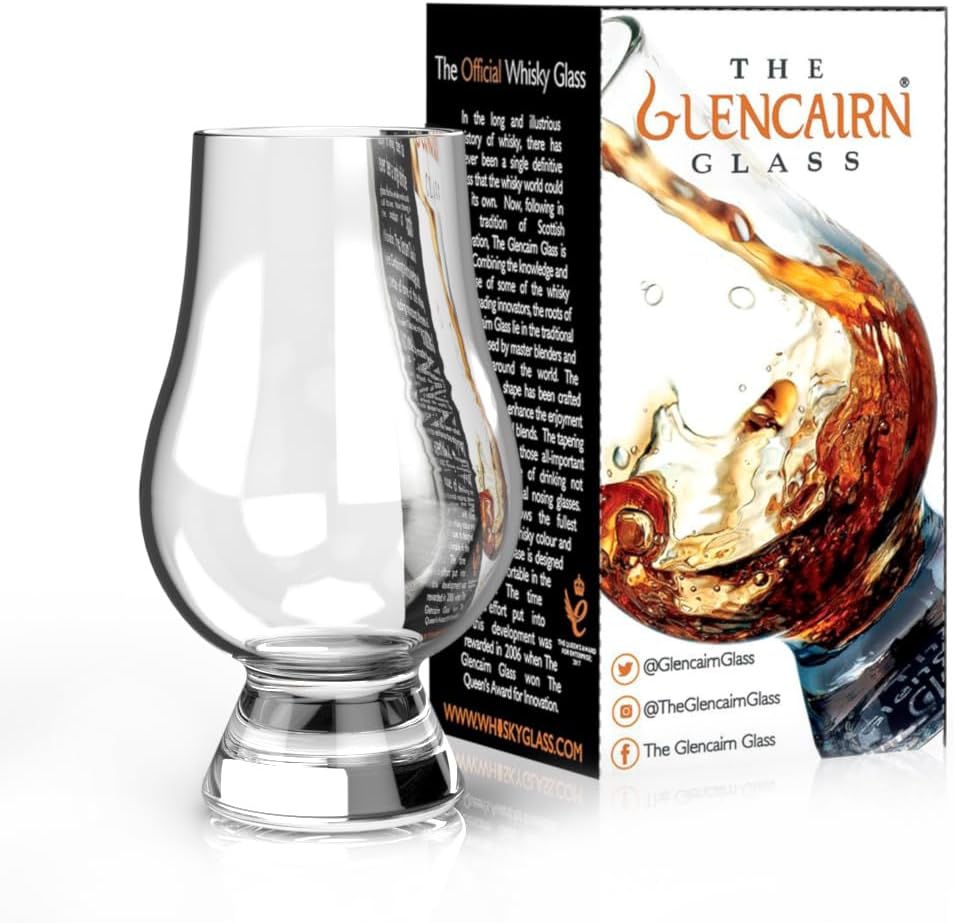 GLENCAIRN Vaso de whisky con pipeta en cartón de regalo
