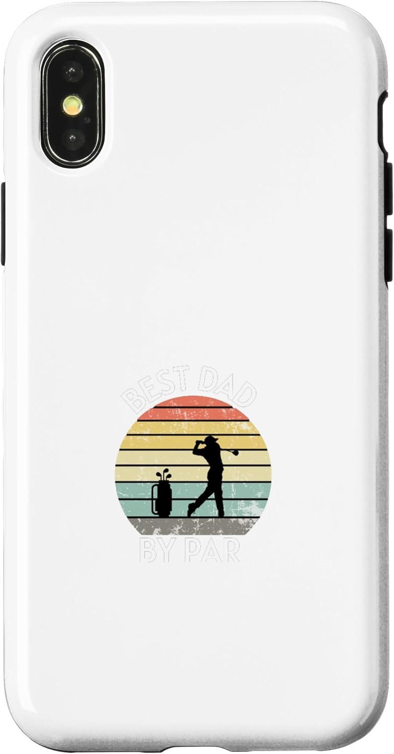 iPhone XXS Best Dad By Par Funny Golf Lover Case