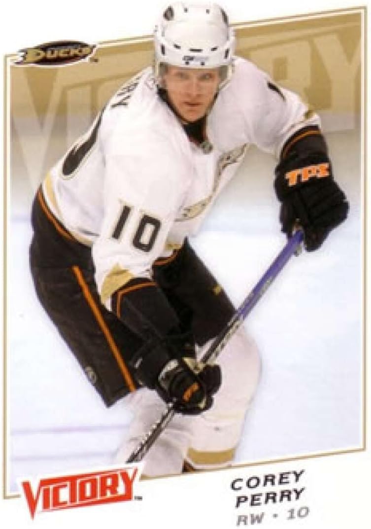 2008-09 Upper Deck Victory Hockey #195 Corey Perry Anaheim Ducks Official NHL Trading Card (Stock Photo Shown, Near Mint or Better Condition)