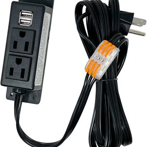 Stealth Kit de toma múltiple para cargar accesorios eléctricos y añadir energía dentro de cajas fuertes para armas y cajas fuertes para el hogar con Stealth Kit de toma múltiple para cargar accesorios eléctricos y añadir energía dentro de cajas fuertes para armas y cajas fuertes para el hogar con