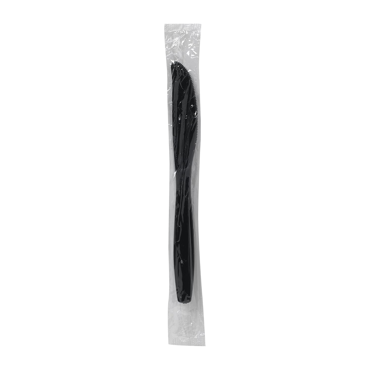 Dixie Cuchillo de plástico de polipropileno pesado de 7 pulgadas envuelto individualmente por GP PRO (Georgia-Pacific), negro, PKH53C (caja de 1,000)