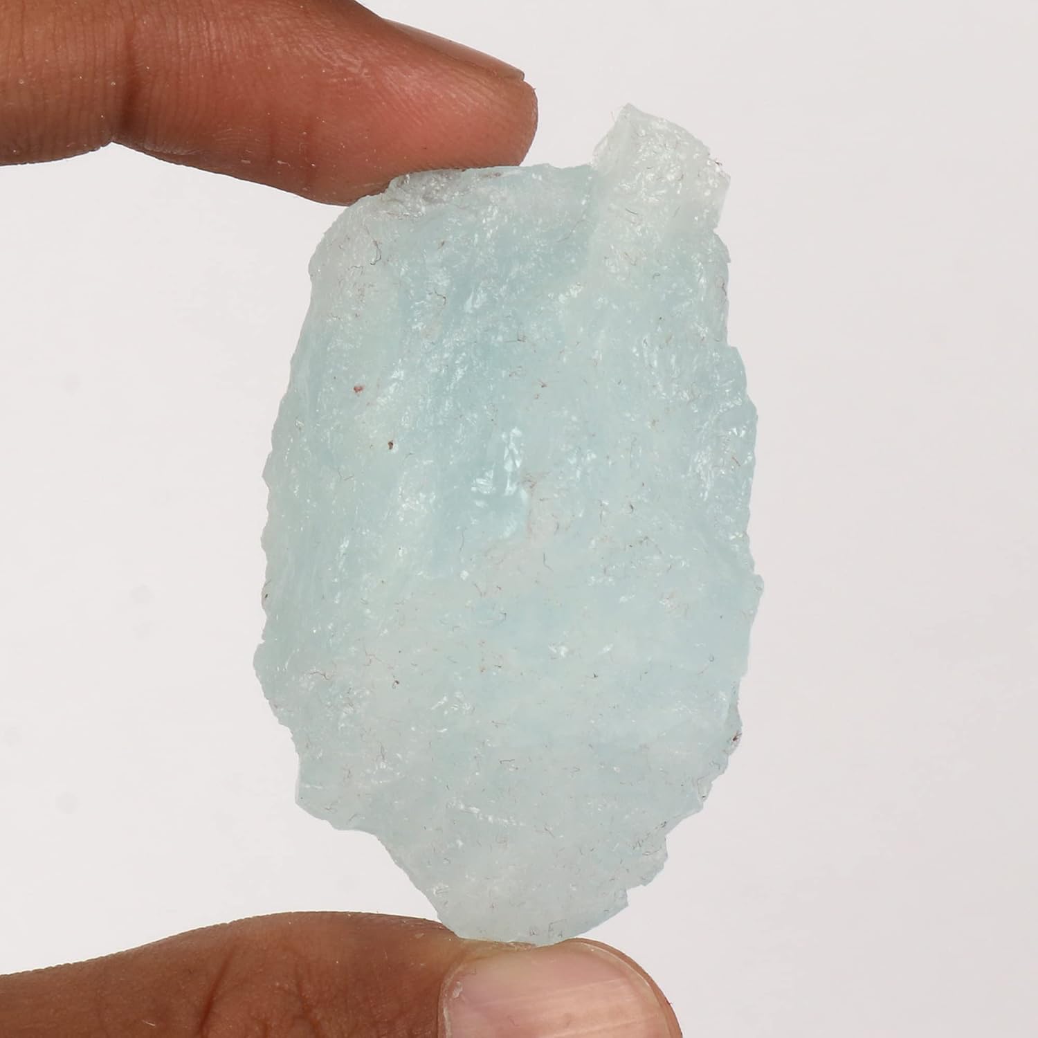 GEMHUB 190.45 CT Aquamarine Gem Certified Rough Healing Crystal Loose Gemstone Aqua Sky Color Aquamarine Crystal Wicca & Reiki Crystal Healing