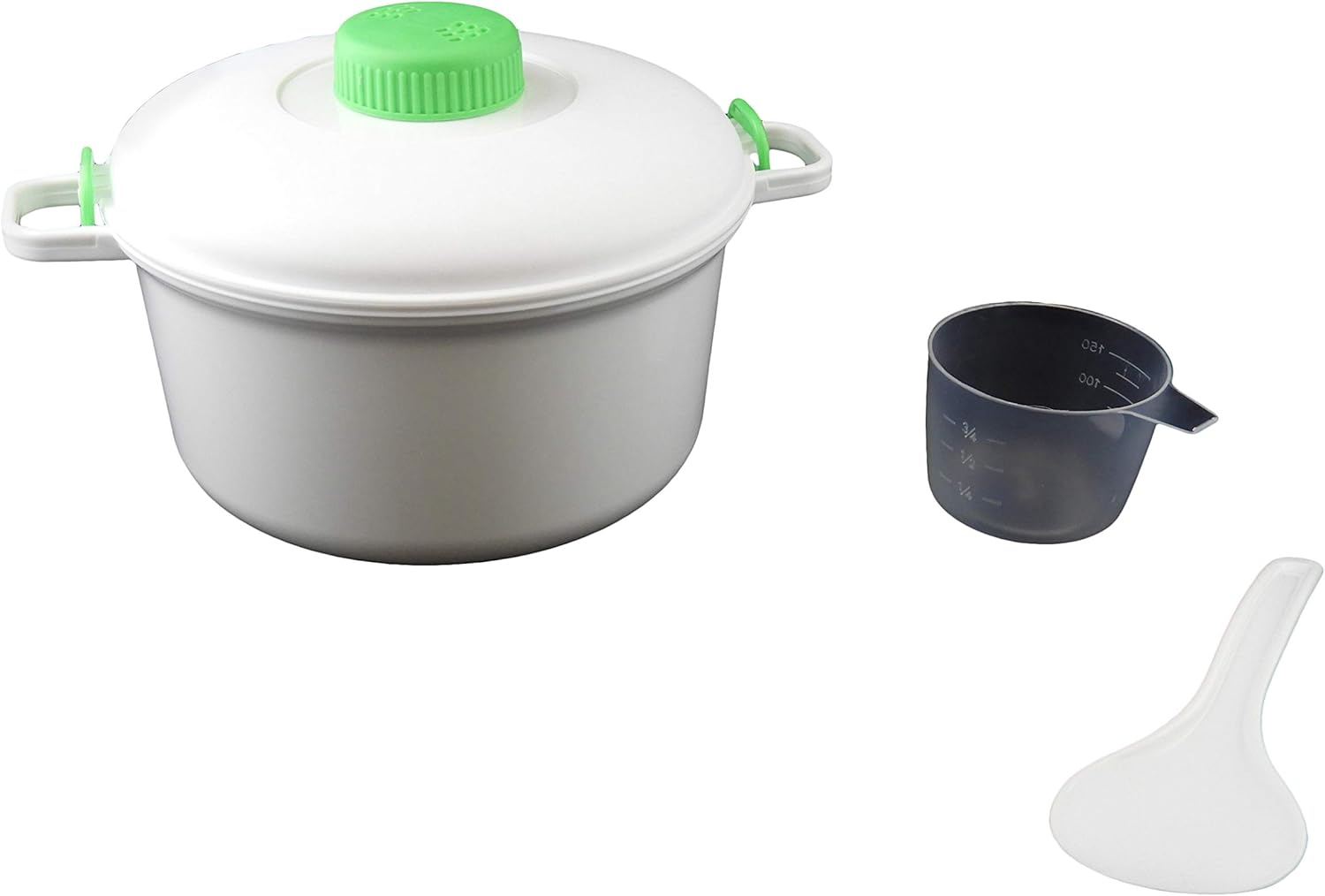 Eco Friendly Microwave Pressure Cooker Steamer Healthy Cooking Quick Fast Vegetables Meats Poultry Fish Rice Cooker No Oil Needed! BPA FREE