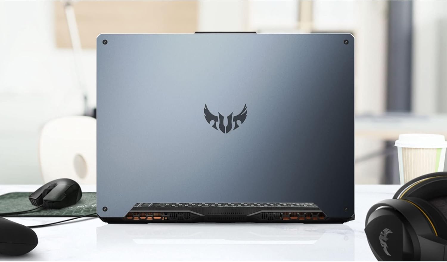 ASUS TUF F15 – Laptop para juegos de 144 Hz, 15.6 pulgadas FHD, Intel Core i5-10300H, 16 GB de RAM, 512 GB SSD + 1 TB HDD, NVIDIA GeForce GTX 1650,
