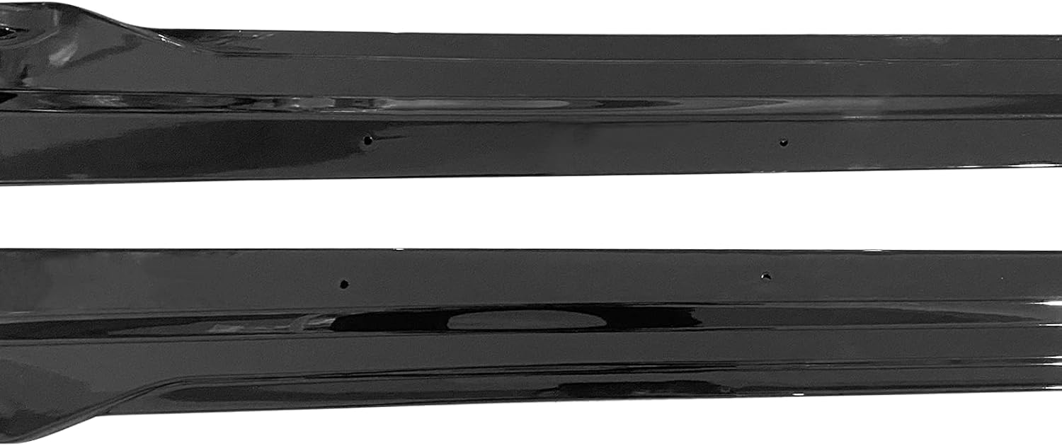 IKON MOTORSPORTS, Faldas laterales compatibles con BMW G05 X5 M Sport 2019-2023, extensión lateral de inyección de PP estilo IKON color negro