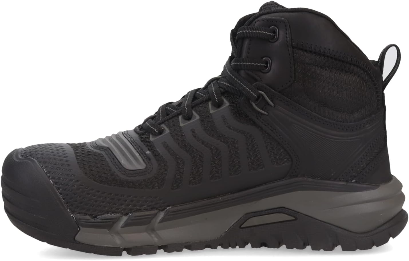 KEEN Utility Kansas City Botas de trabajo atléticas impermeables con punta compuesta KBF de altura media para hombre
