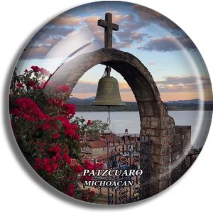 Imanes de cristal para nevera, Patzcuaro Michoacan, México, recuerdo de viaje, calcomanía divertida para regalo, decoración del hogar, oficina, Imanes de cristal para nevera, Patzcuaro Michoacan, México, recuerdo de viaje, calcomanía divertida para regalo, decoración del hogar, oficina,