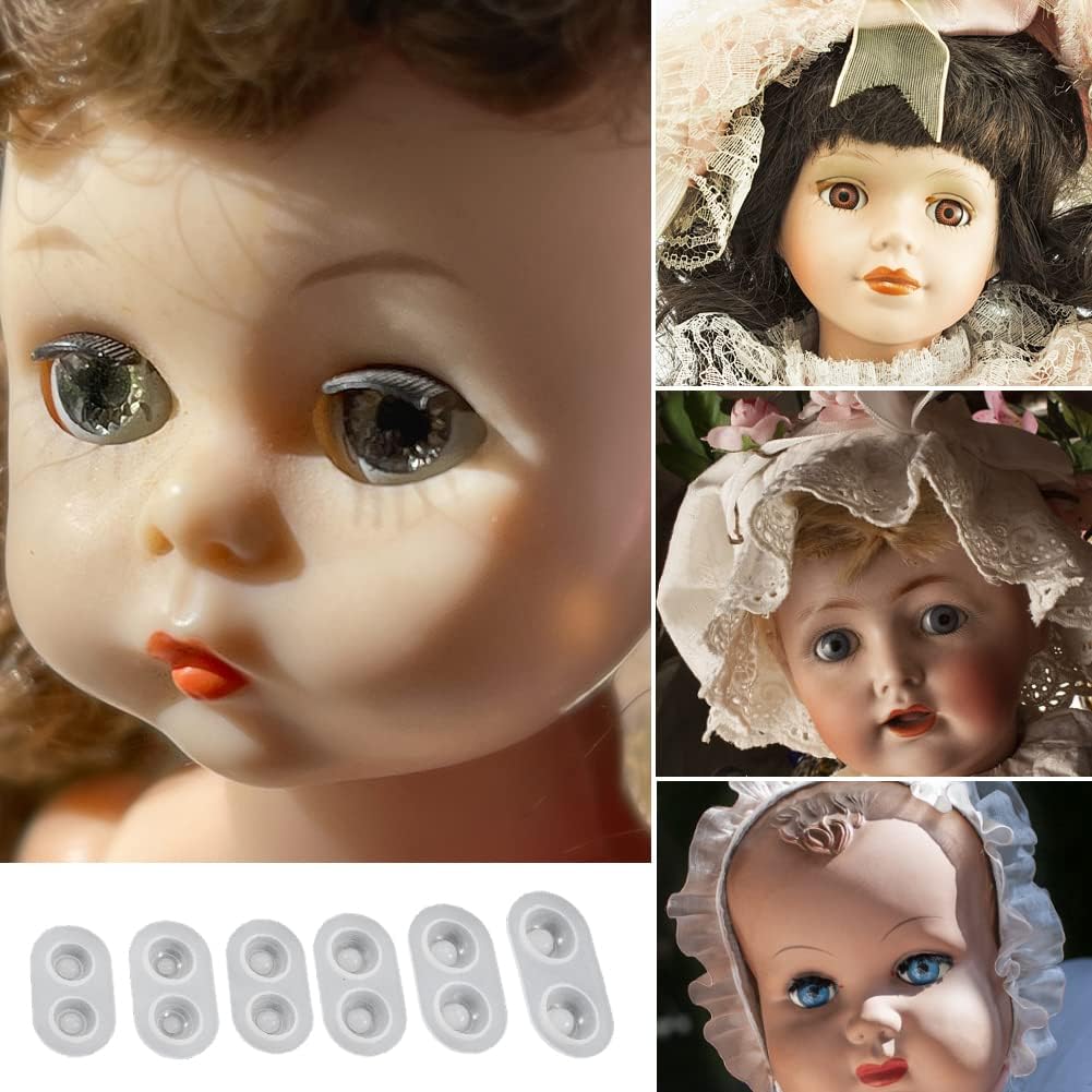 Molde de ojo de muñeca de pupila, molde de silicona de resina, juguete de peluche, ojos de pupila, molde de ojos, fundición de epoxi, hecho a mano,