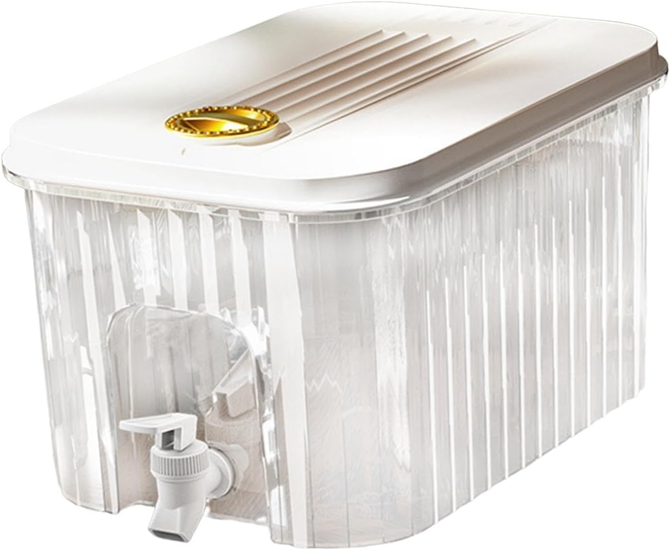 Hervidor de agua fría con grifo, dispensador de bebidas, contenedor de bebidas duradero de gran capacidad, jarra de agua fría, para reunión de barra
