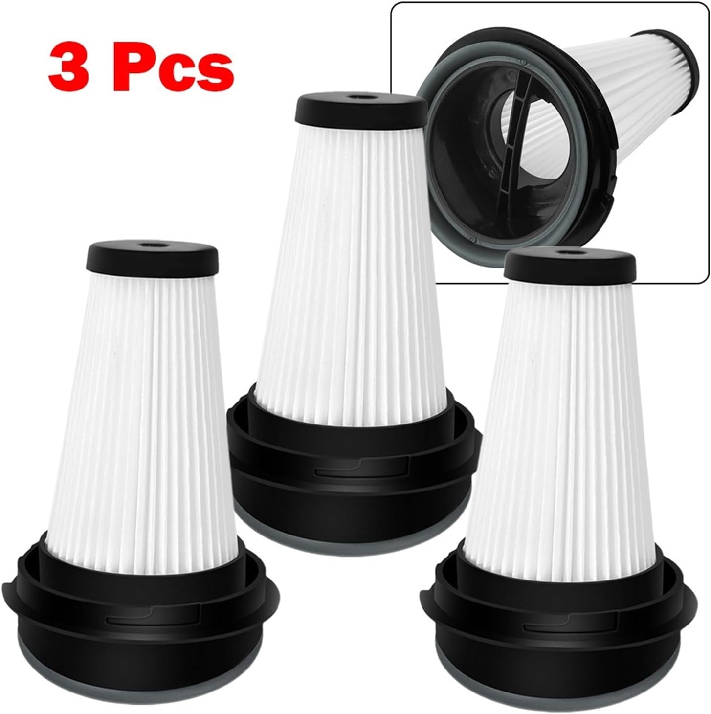 3 piezas, filtro limpiable, piezas para aspiradora. Compatible con Rowenta ZR005202 RH72 X-Pert Easy 160. Compatible con Tefal TY723.