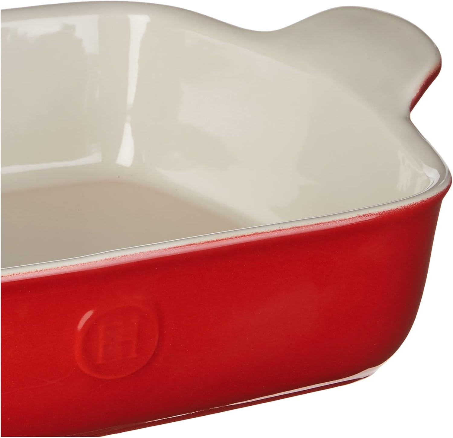 Emile Henry Modern Classics – Panadero rectangular pequeño de 11 x 10, 11 x 8 pulgadas, rojo rojo