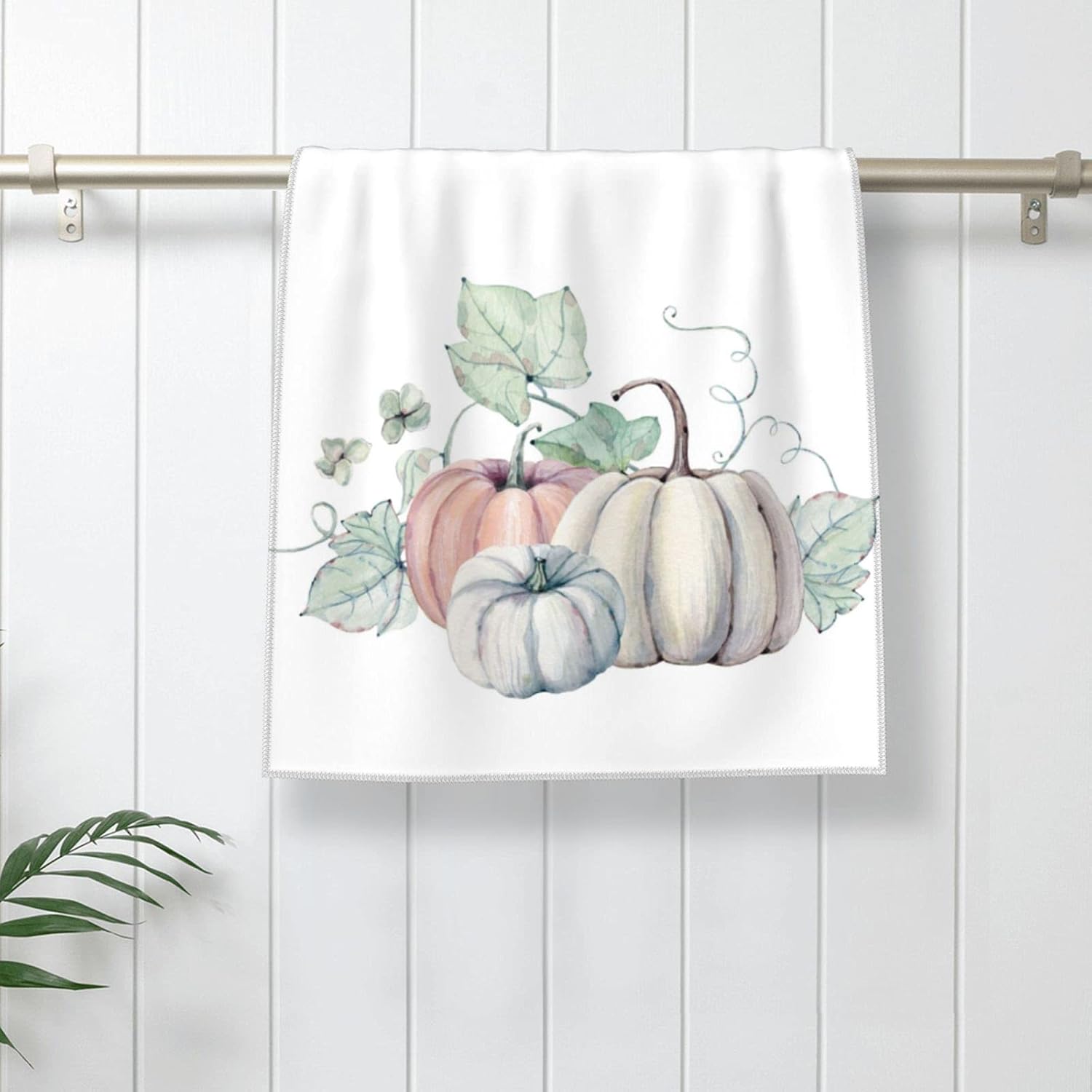 DADABULIU Toalla de mano con diseño de calabaza y otoño, para la cara, 27.5 x 15.7 pulgadas, microfibra de secado rápido, suave, absorbente, para
