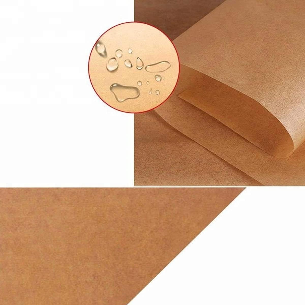 Hojas de papel para hornear, 8 x 12 pulgadas, antiadherentes precortadas, adecuadas para hornear, asar a la parrilla, freidora de aire, taza de pan