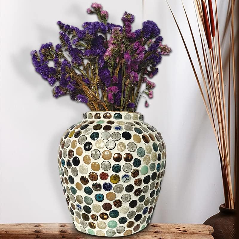 500g1.1lb Random Color Irregular Ceramics Mosaic Tiles,DIY Making Creative Ceramic Mosaic Tiles for DIY Craft Plates Flowerpots Vases Cups Mosaic