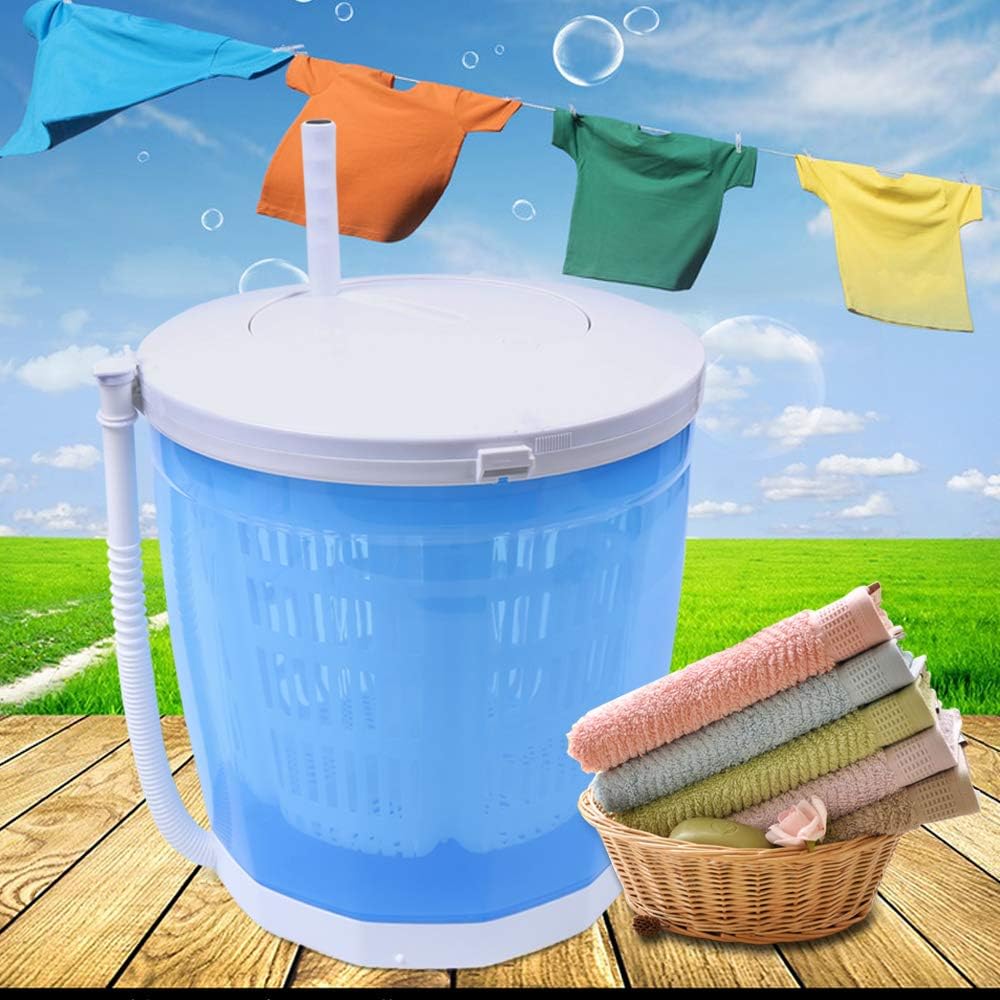 Mini secadora manual 26.6 lbs Lavadora y secadora portátil combinada de mano lavadora individual bañera para dormitorios, apartamentos, casas