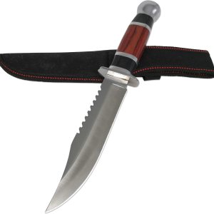 DOOM BLADE Cuchillo de caza de hoja fija de 10.63 pulgadas con funda para acampar senderismo pesca – Tipo de cuchillo Bowie DOOM BLADE Cuchillo de caza de hoja fija de 10.63 pulgadas con funda para acampar senderismo pesca – Tipo de cuchillo Bowie