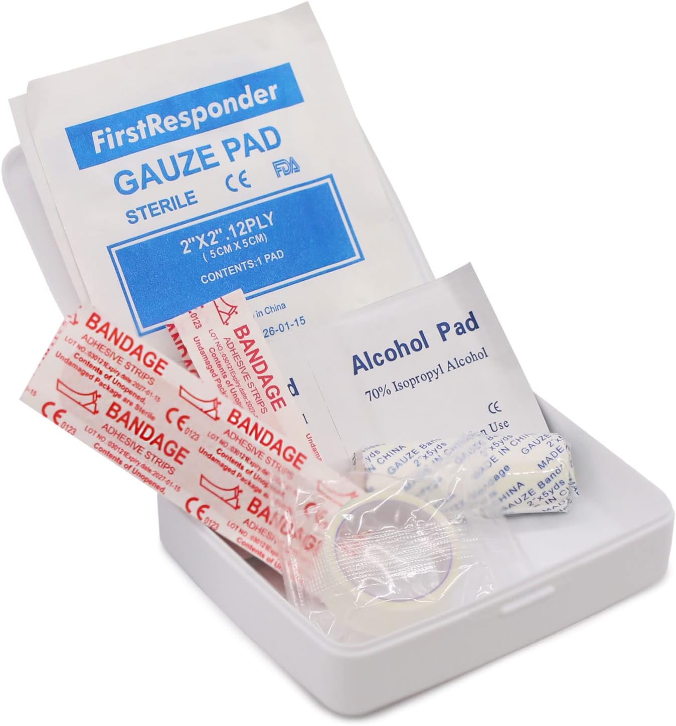 TUMS 12 comprimidos masticables antiácidos extra fuertes y kit de primeros auxilios de 20 piezas