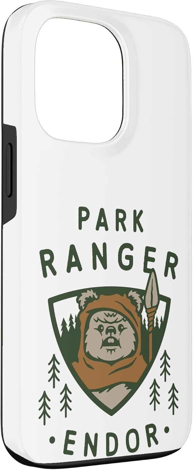 Funda para iPhone 13 Pro Star Wars Ewok Park Ranger Endor