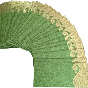 Shagun – Juego de sobres de regalo para dinero en efectivo (paquete de 25) para boda, compromiso, diwali, cumpleaños, aniversario (verde) Shagun – Juego de sobres de regalo para dinero en efectivo (paquete de 25) para boda, compromiso, diwali, cumpleaños, aniversario (verde)
