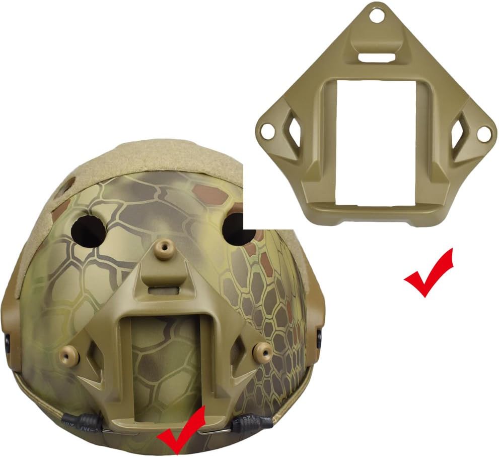 casco táctico anteojos de visión nocturna soporteexpuñadura para rápido ACH, MICH, PASGT casco táctico
