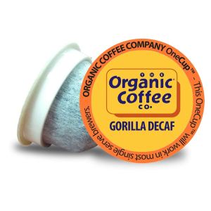 The Organic Coffee Co.Onecup, Gorilla descafeinado The Organic Coffee Co.Onecup, Gorilla descafeinado