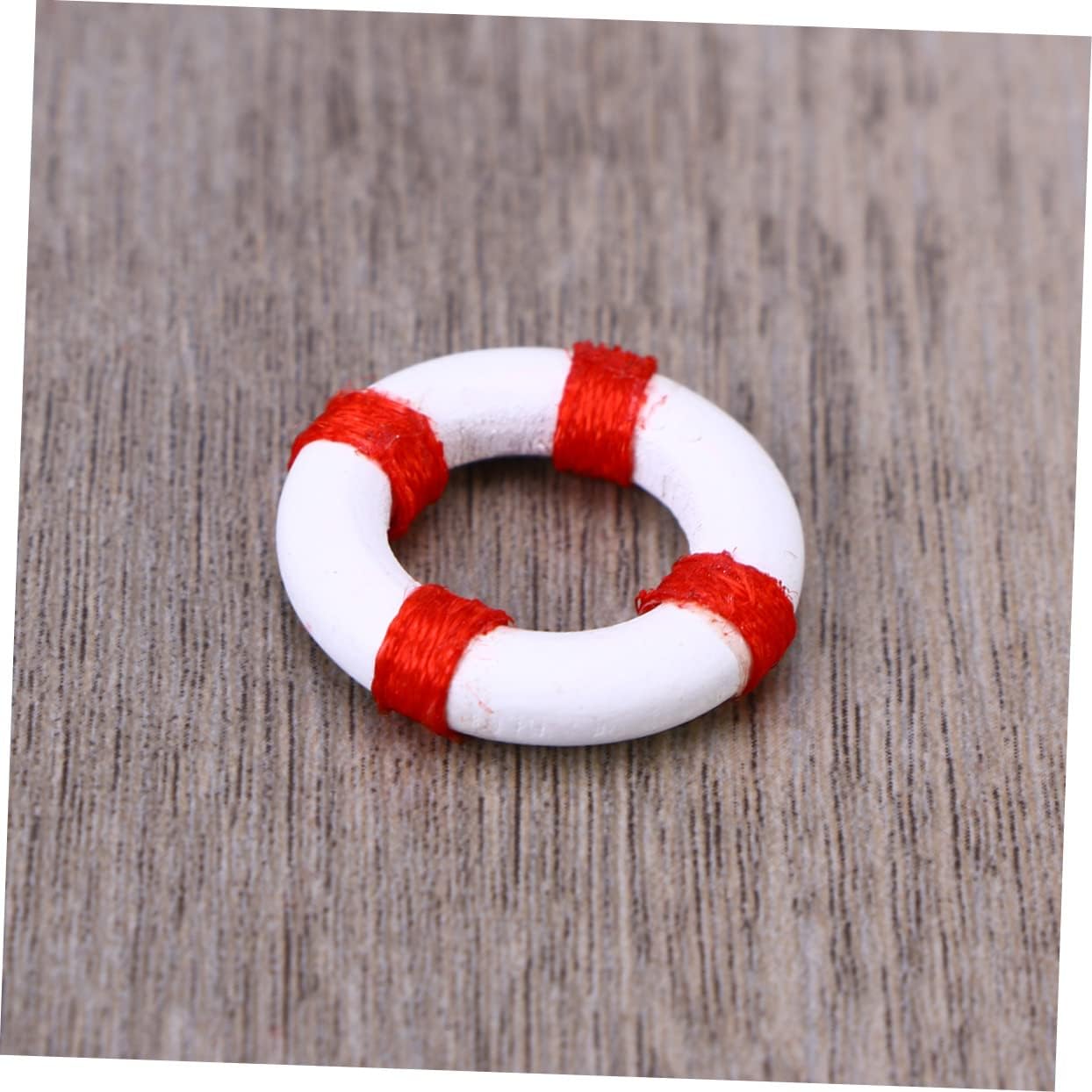 INOOMP 20 piezas miniatura mediterránea náutica vida anillo mini decoración de playa mini decoración del mar adorno marino musgo decoración mini
