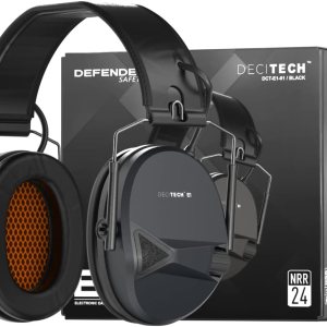 Defender Safety Decitech E1 – Protección auditiva activa electrónica, disparo, rango, caza, orejeras tácticas, 24 NNR clasificado. Defender Safety Decitech E1 – Protección auditiva activa electrónica, disparo, rango, caza, orejeras tácticas, 24 NNR clasificado.