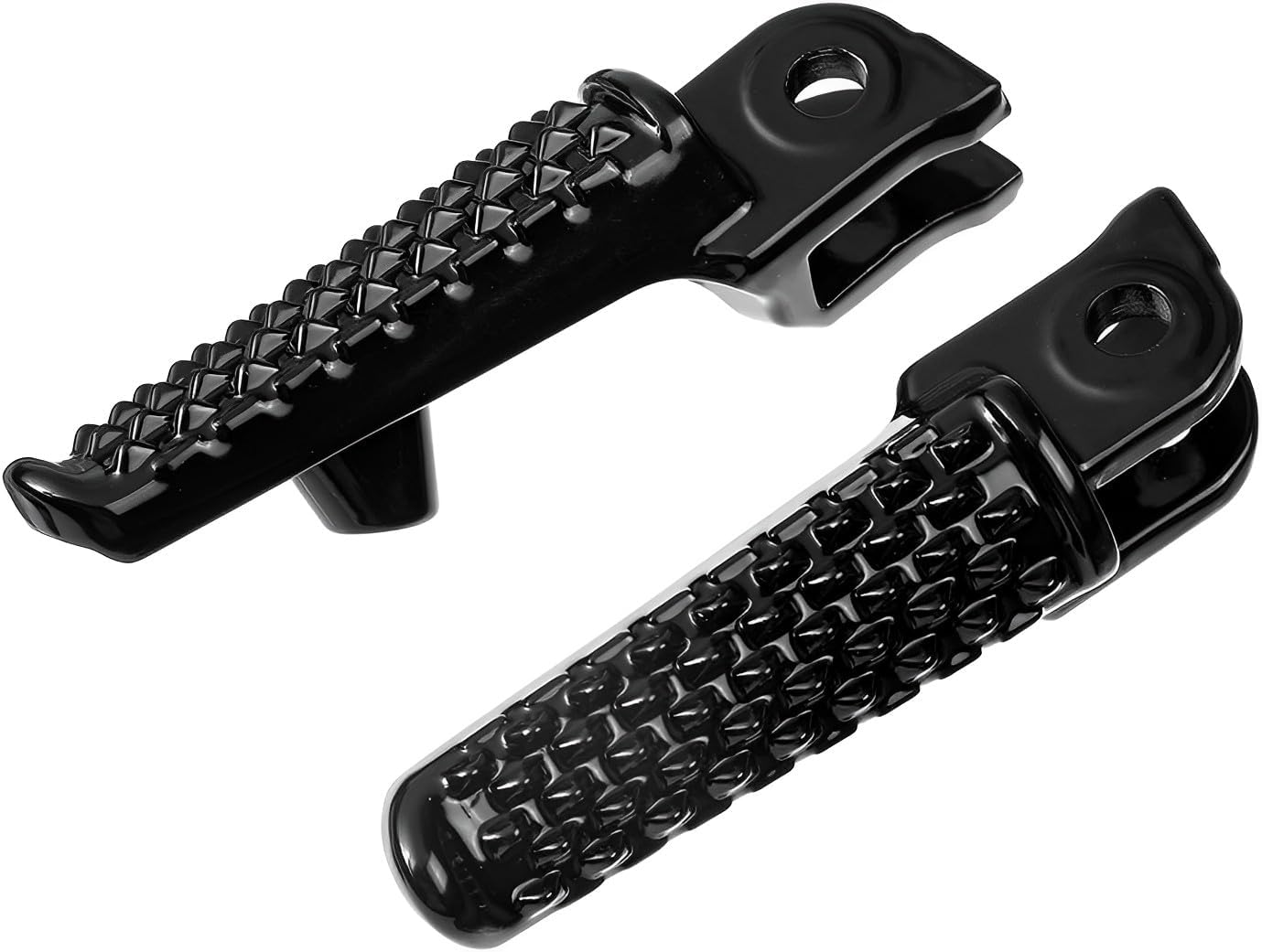 Juego de soportes de estriberas delanteras para Honda CBR1000RR 2008-2015 (delantero-negro)