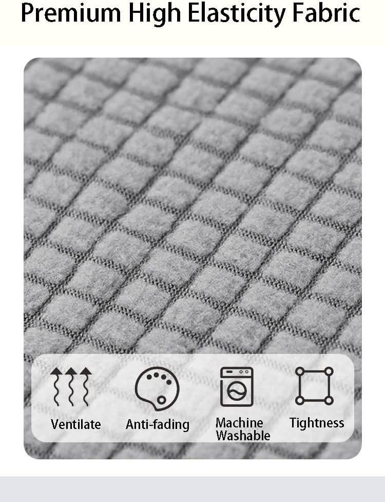 Juego de 2 fundas elásticas para reposabrazos de sofá de poliéster de alta calidad, fundas protectoras para reposabrazos de sofá, fundas protectoras