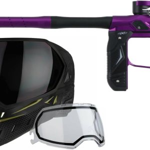 Empire Axe 2.0 – Pistola de paintball de competición con máscara térmica EVS, morado polvonegro polvo, negro EVS, negrooliva Empire Axe 2.0 – Pistola de paintball de competición con máscara térmica EVS, morado polvonegro polvo, negro EVS, negrooliva