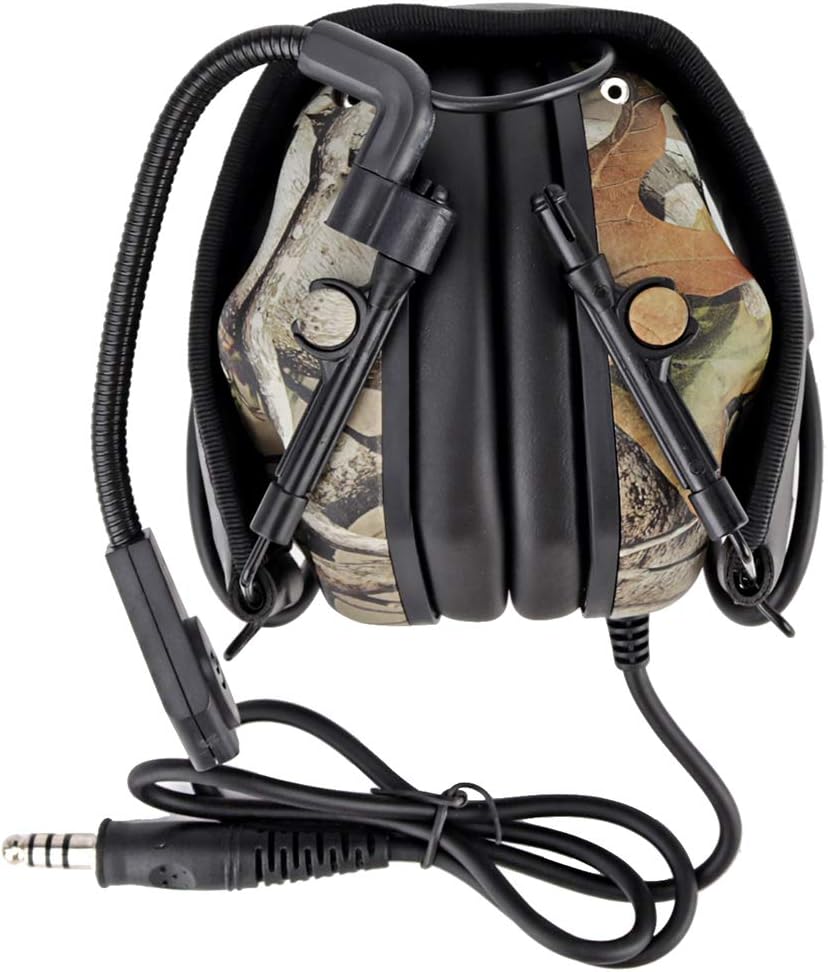 Hdlsina Tactical Headset,Sound Pickup Noise Reduction & U94 PTT 2 Pin Noise Cancellation Function Comes with Tactical Goggles