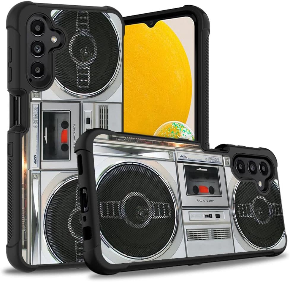 Funda para Samsung Galaxy A13 5G, resistente 3 en 1, plástico duro híbrido y silicona suave, a prueba de golpes, funda protectora para Samsung